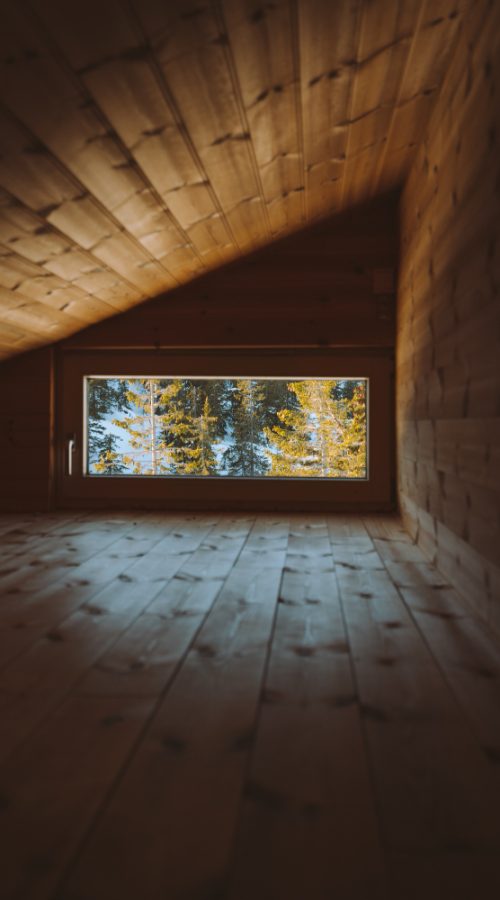 Montaje de estructuras de madera en vivienda unifamiliar